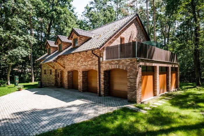 Rodinný dům v lese
