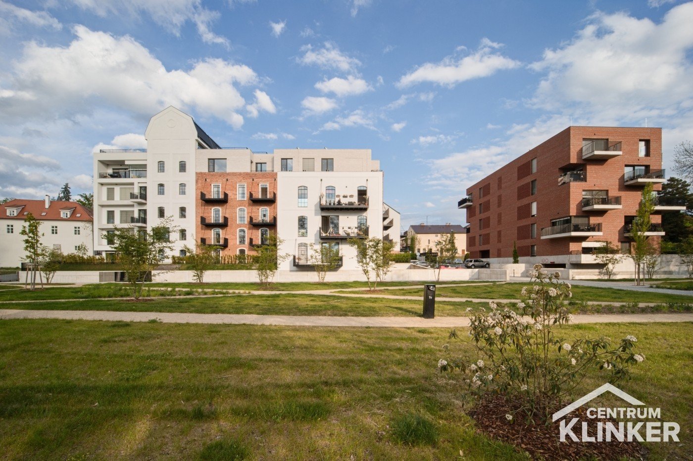 Žitný mlýn, Boršov nad Vltavou, autor: mar.s architects, developer: Auböck, cihlové fasády Klinker centrum Žitný mlýn, Boršov nad Vltavou, autor: mar.s architects, developer: Auböck, cihlové fasády Klinker centrum