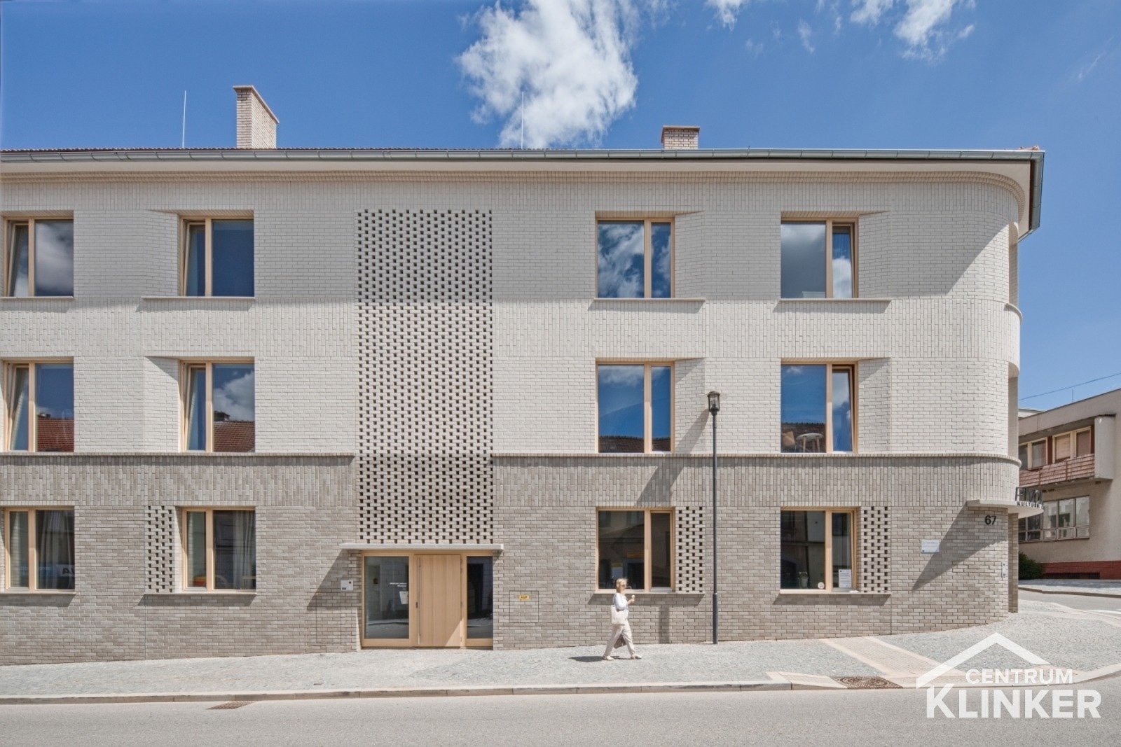 Knihovna Velká Bíteš, studio MAJAG, cihlová fasáda Aarhus perlweiss a Aarhus weissgrau Knihovna Velká Bíteš, studio MAJAG, cihlová fasáda Aarhus perlweiss a Aarhus weissgrau