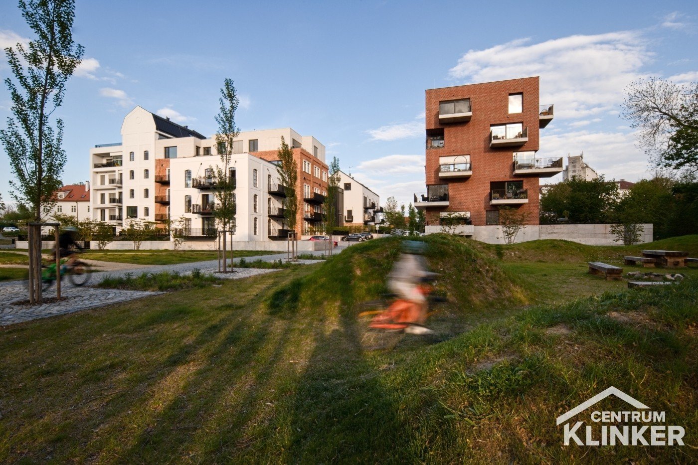 Žitný mlýn, Boršov nad Vltavou, autor: mar.s architects, developer: Auböck, cihlové fasády Klinker centrum Žitný mlýn, Boršov nad Vltavou, autor: mar.s architects, developer: Auböck, cihlové fasády Klinker centrum
