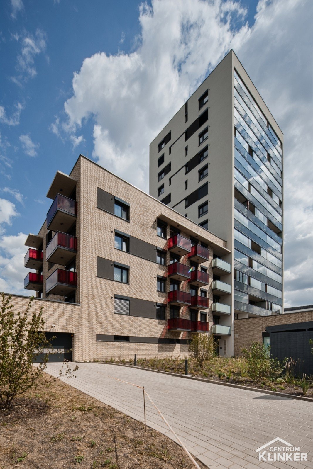 Cihlový obklad HF61 Sand pepper, projekt Tampere YIT Cihlový obklad HF61 Sand pepper, projekt Tampere YIT